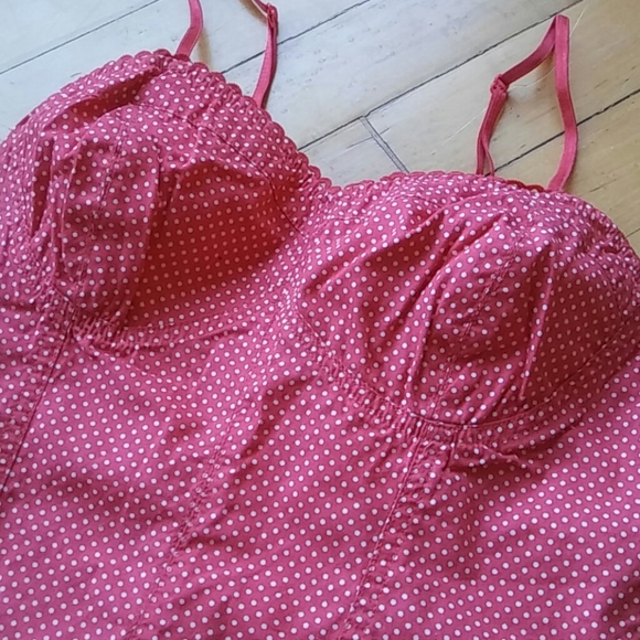 Polka dotted Bodysuit Sz S - Picture 4 of 4